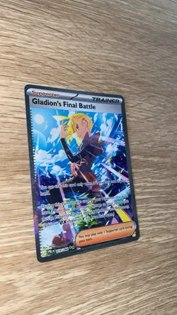 Pokemon TCG Gladion's Final Battle Full Art Foil Ultra Rare 178/084 English - Image 2