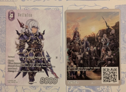 Final Fantasy XIV Estinien Fan Festival 2026 exclusive FF TCG cards Promo - Image 1