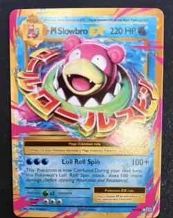 Pokemon TCG M Slowbro EX Full Art Rare Card 27/108 XY Evolutions - Image 1