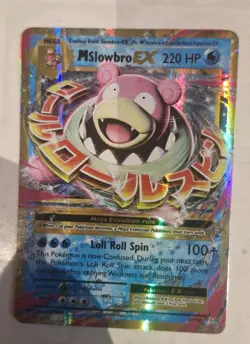 Pokemon TCG M Slowbro EX Full Art Holo Rare Card 27/108 XY Evolutions - Image 3