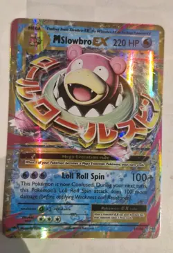 Pokemon TCG M Slowbro EX Full Art Holo Rare Card 27/108 XY Evolutions - Image 4