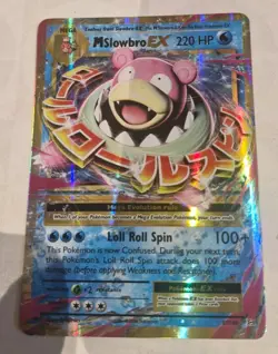 Pokemon TCG M Slowbro EX Full Art Holo Rare Card 27/108 XY Evolutions - Image 5