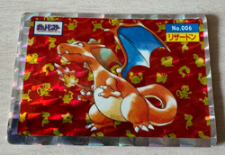 Pokemon Card Topsun Charizard Prism Holo No.006 Japanese Nintendo 1995 - Image 1