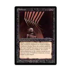WOTC MtG Arabian Nights Oubliette - Dark (C2) Fair - Image 1