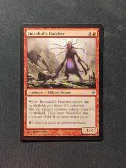 MTG Magic the Gathering Emrakul's Hatcher (142/255) Rise of the Eldrazi LP - Image 1