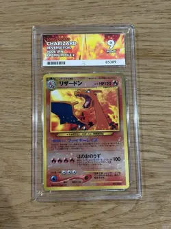 Pokemon Charizard No.006 Reverse Holo Neo 2 Premium File Japanese ACE 9 - Image 2