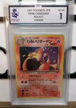 Dark Charizard Holo No.006 Team Rocket 1997 Excellent Japanese Pokemon Card Rare - Image 1