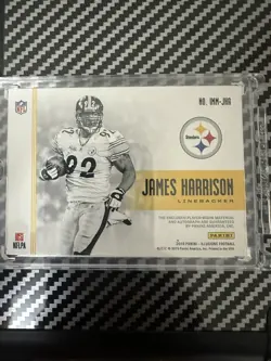 2019 Illusions - James Harrison Immortalized Patch Auto #’d 5/5 Player worn! 🔥 - Image 2