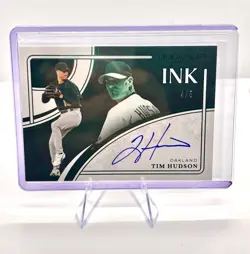 Panini 2026 Immaculate Collection Ink Auto Tim Hudson II-TH /5 Athletics - Image 1