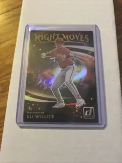 2026 Donruss Eli Willits Night Moves #5 SP Nationals - Image 1