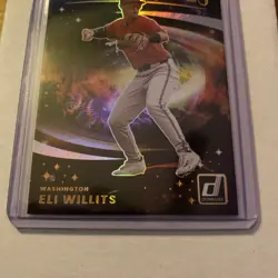 2026 Donruss Eli Willits Night Moves #5 SP Nationals - Image 3