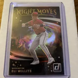 2026 Donruss Eli Willits Night Moves #5 SP Nationals - Image 5
