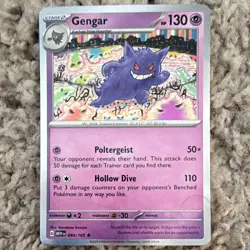 The Pokemon Company Gengar 094/165 SV 151 English Reverse Holo Rare Stage 2 - Image 1
