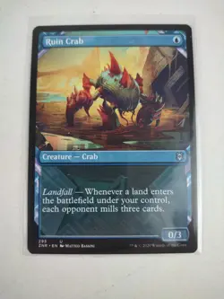 Ruin Crab (Showcase) - Zendikar Rising ZNR Magic the Gathering MTG - NM+ - Image 1