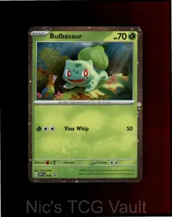 BULBASAUR (COSMOS HOLO) 046 PROMO SCARLET & VIOLET PROMO POKEMON NEAR MINT - Image 2