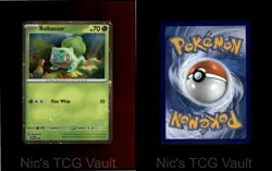 BULBASAUR (COSMOS HOLO) 046 PROMO SCARLET & VIOLET PROMO POKEMON NEAR MINT - Image 4