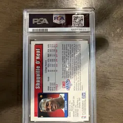 Hoops 1992 Shaquille O'Neal Rookie #442 Orlando Magic PSA 9 NBA Basketball - Image 2