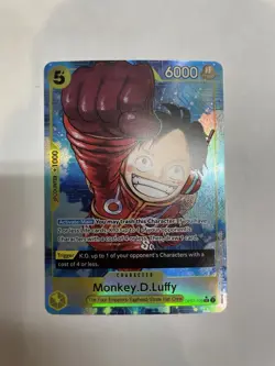 One Piece Monkey.D.Luffy OP07-109 500 Years Super Rare Foil 5 Cost 6000 - Image 1