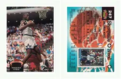 1992-93 Topps Stadium Club - Shaquille O'Neal #247 ROOKIE RC - Image 3