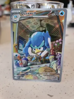 Pokemon TCG Quaxwell Illustration Rare Card 207/193 S&V Paldea Evolved - Image 1