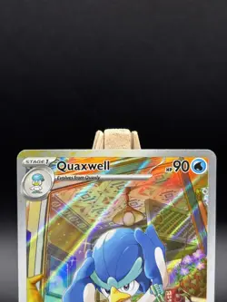 Pokemon TCG Quaxwell Illustration Rare Card 207/193 S&V Paldea Evolved - Image 5