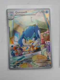 Pokemon TCG Quaxwell Illustration Rare Card 207/193 S&V Paldea Evolved - Image 1