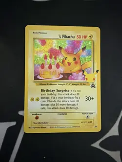 Birthday Pikachu 24/53 Celebrations: Classic Collection Holo Pokemon - Image 1