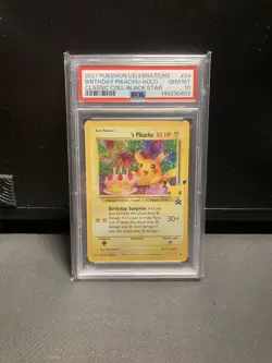 Birthday Pikachu 24/53 Celebrations: Classic Collection Holo - Image 1