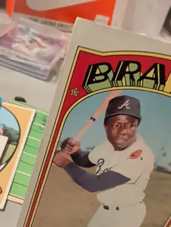 1972 Topps Baseball Hank Aaron Card #299 Nice Corners Super Centering🔥SEE SCANS - Image 2