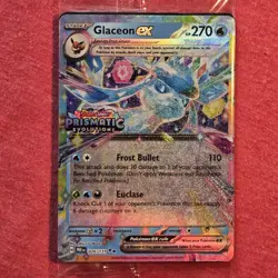 Pokemon Prismatic Evolutions Surprise Box: Glaceon 026/131 Promo - Sealed - Image 2
