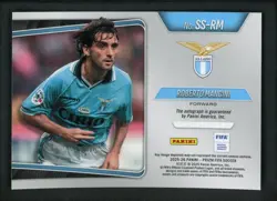 2025-26 ROBERTO MANCINI AUTO PANINI PRIZM FIFA SENSATIONAL SIGNATURES AUTOGRAPHS - Image 2
