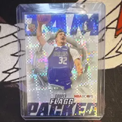 Topps 2026 NBA Hoops Cooper Flagg Mavericks RC Jam Packed Light Burst JP-11 - Image 1