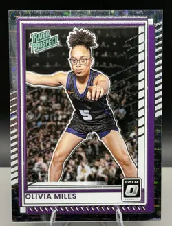 2025-26 Panini Donruss Optic Olivia Miles Rated Prospect Stars /149 Lynx ROY - Image 1
