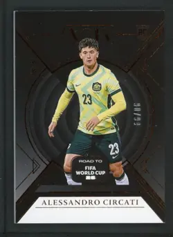 2025-26 ALESSANDRO CIRCATI 90/99 PANINI NOIR ROAD TO FIFA WORLD CUP 26 ROOKIE RC - Image 1