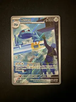 Metang 094/086 Holo Illustration Rare Chaos Rising Pokemon Mint - Image 1