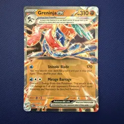 Greninja EX 106/167 Double Rare - Twilight Masquerade - Pokemon TCG Card - NM/M - Image 1