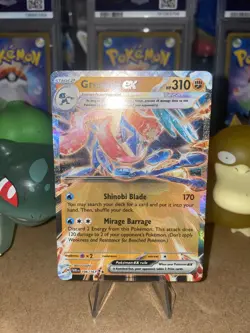Pokemon TCG Greninja ex 106/167 Double Rare Twilight Masquerade NM - Image 4
