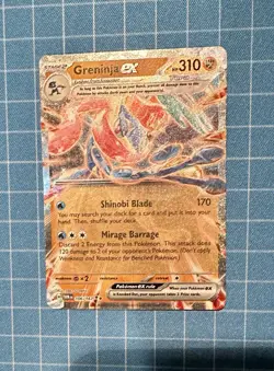 Greninja EX 106/167 Double Rare - Twilight Masquerade - Pokemon TCG Card - NM/M - Image 2