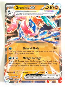 Greninja ex 106/167 Double Rare Twilight Masquerade - Pokemon TCG - Near Mint NM - Image 1