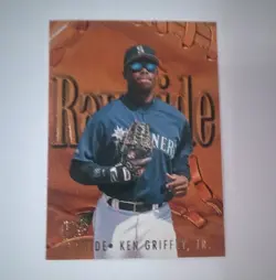 Upper Deck 1999 SP Authentic Rawhide Insert Ken Griffey Jr 4/10 Mariners - Image 1