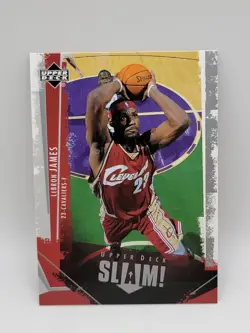 2005 Lebron James Upper Deck Slam #14 Cleveland Cavaliers Card - Image 1