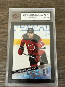 2020-21 Upper Deck #489 Yegor Sharangovich KSA 9.5 - Image 1