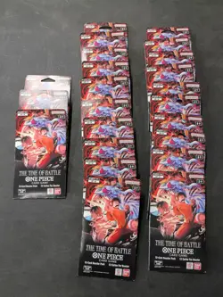 23x One Piece OP-16 The Time Of Battle Sleeved Booster Packs. Lot of 23 English - Image 1