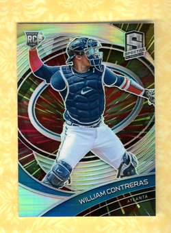 WILLIAM CONTRERAS 2021 PANINI SPECTRA ROOKIE RC SP INSERT CARD #'D /75 MLB STAR! - Image 1