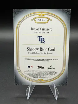 2026 Topps Tier One Junior Caminero Shadow Relic /99 - Image 2
