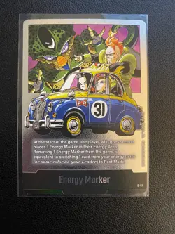 Energy Marker E-61 Dragon Ball Super Card Game Fusion World Manga Booster Silver - Image 1