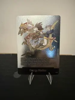 Dragon Ball Energy Marker E-72 Silver Super Fusion World Game Card - Image 1