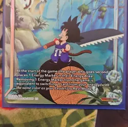 Dragon Ball Super Card Game Energy Marker Son Goku Card M-09 - English - Image 4