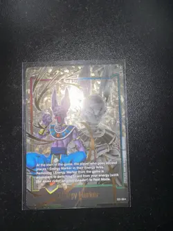 Bandai Dragon Ball Super Card Game Energy Marker Beerus E01-06 Foil Eng *NM* ✅ - Image 3