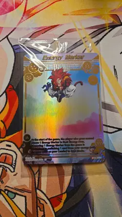 Dragon Ball Super Card Game Energy Marker Gogeta BT31-EM05 Foil Englisch Gold - Image 1
